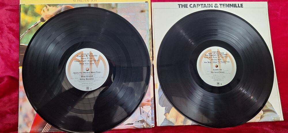 Captain & Tennille- 2 Vinyl LPs-A&M Records SP-4570 & SP-3405- You get both!